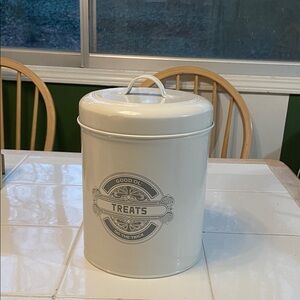 White Storage Canister